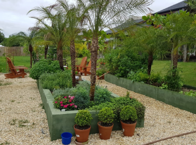 Irrigação de Horta com água da chuva