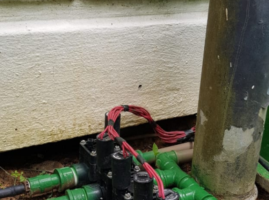 Irrigação de Horta com água da chuva